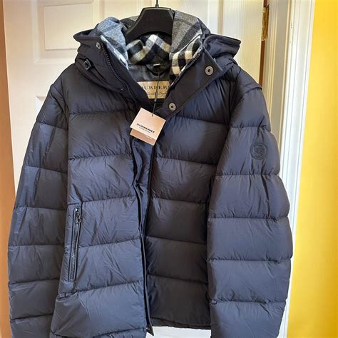 ebay burberry toggle jacket|burberry bubble coat men.